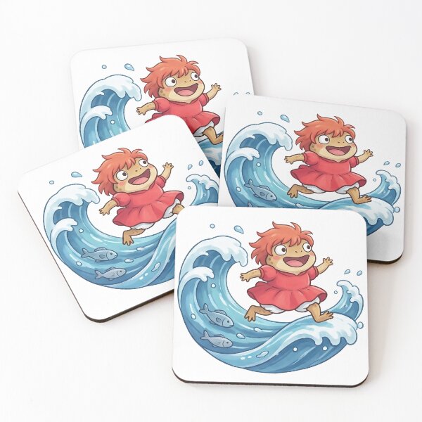 Item preview, Cute Breviceps Frog in Ponyo Studio Ghibli Style designed and sold by CurioStick.