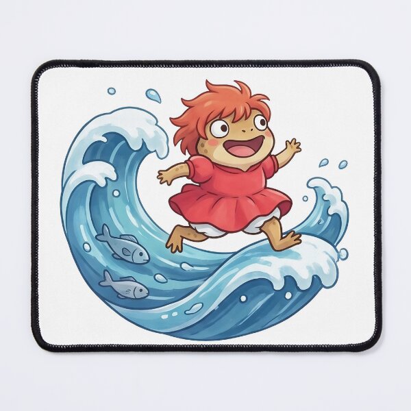 Item preview, Cute Breviceps Frog in Ponyo Studio Ghibli Style designed and sold by CurioStick.