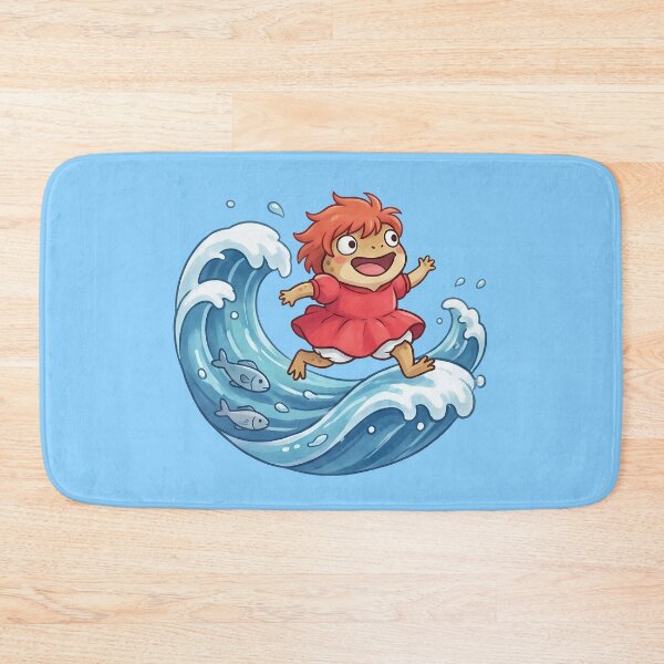 Item preview, Cute Breviceps Frog in Ponyo Studio Ghibli Style designed and sold by CurioStick.