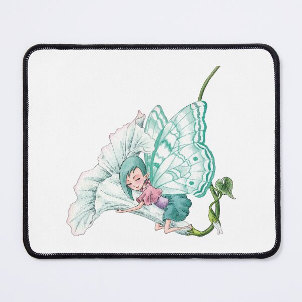 Item preview, April 14th birthday flower White Morning Glory Fairy designed and sold by birthflower.