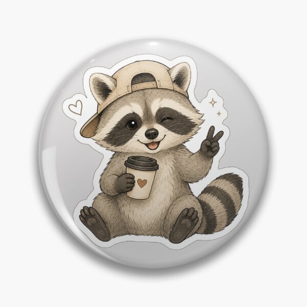 Item preview, Cute Raccoon Mood designed and sold by NeoSakura.