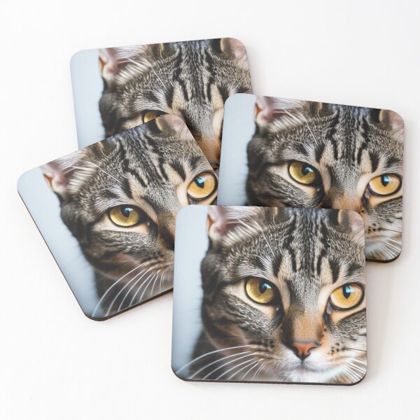 Artikelvorschau, Animals - Tabby Cat, Amber-Eyed Portrait entworfen und verkauft von World-Pets.
