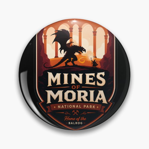 Item preview, Moria National Park - Home of the Balrog! designed and sold by FrontierCosmic.