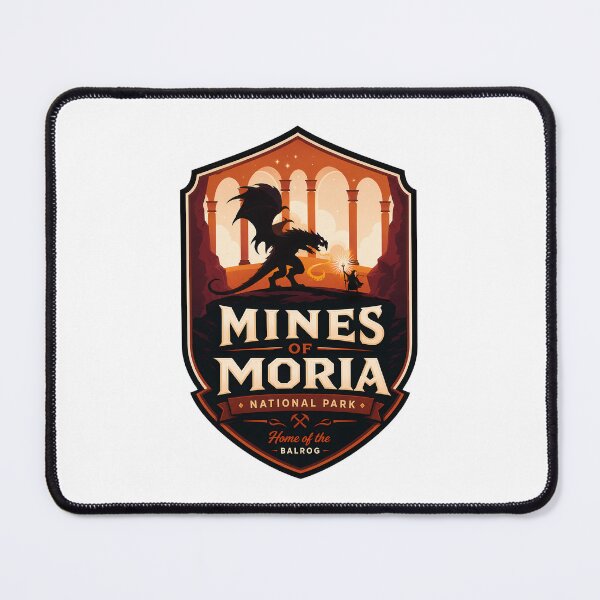 Item preview, Moria National Park - Home of the Balrog! designed and sold by FrontierCosmic.