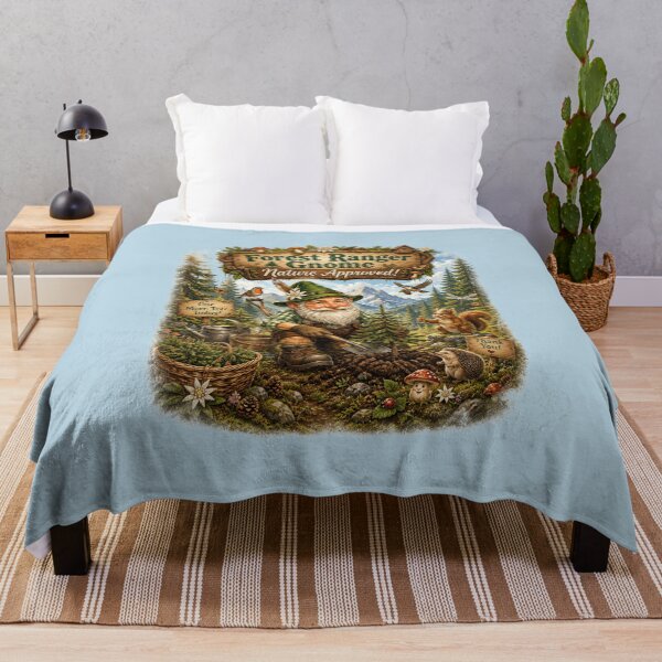 Item preview, Forest Ranger Gnome – Nature Approved Vintage Forest Design designed and sold by Alpine-Ink.