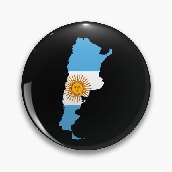 Item preview, Argentine flag map designed and sold by DreamBrushy.