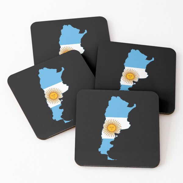 Item preview, Argentine flag map designed and sold by DreamBrushy.