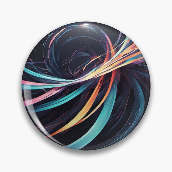 Item preview, Abstract Neon Flow Swirling Colorful Ribbon Art designed and sold by Harmonic_Layers.