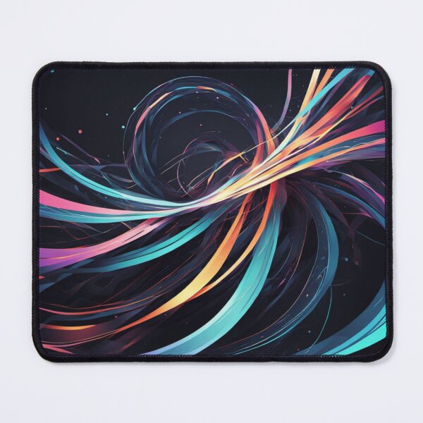 Item preview, Abstract Neon Flow Swirling Colorful Ribbon Art designed and sold by Harmonic_Layers.