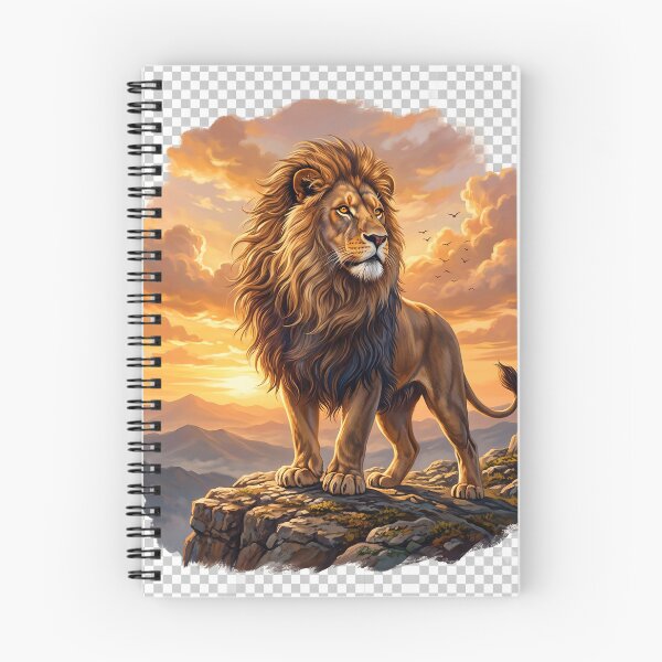 Item preview, Majestic Lion Above The Mountains designed and sold by Origamoart.