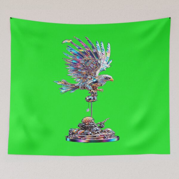Item preview, Psychedelic Holographic Eagle - Iridescent Rainbow Bird designed and sold by RAYBIL.