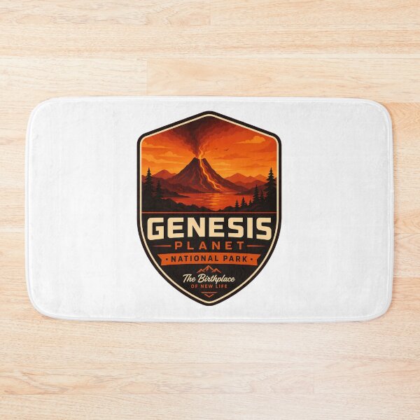 Item preview, Genesis World Retro Sci-Fi Park designed and sold by FrontierCosmic.
