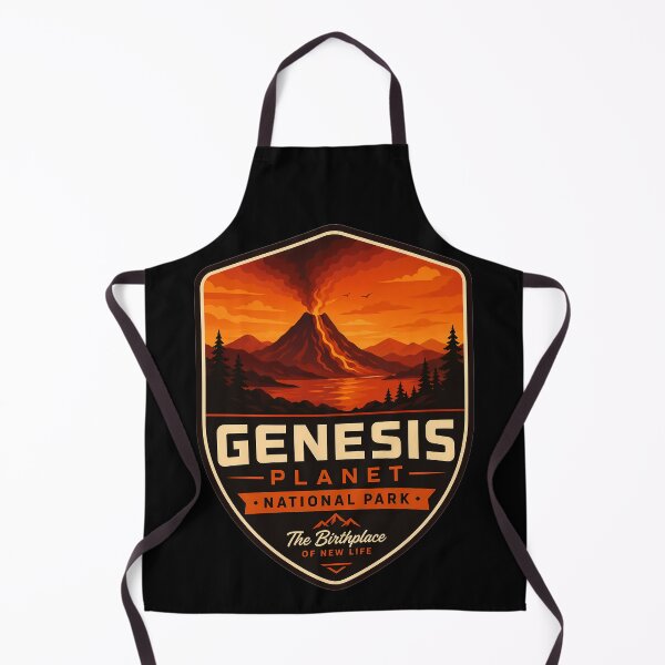 Item preview, Genesis World Retro Sci-Fi Park designed and sold by FrontierCosmic.