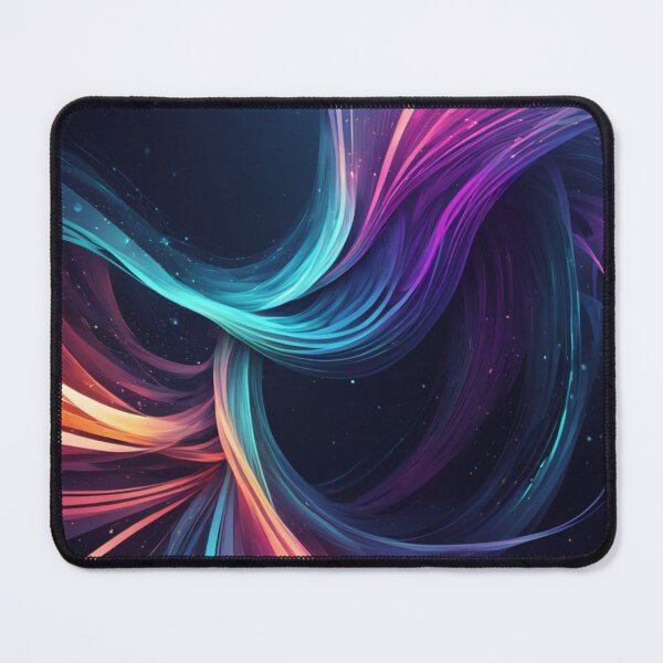 Item preview, Vibrant Cosmic Neon Fluid Swirl Art designed and sold by Harmonic_Layers.