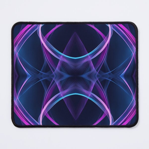 Item preview, Abstract Neon Symmetrical Purple Wave Portal designed and sold by Harmonic_Layers.