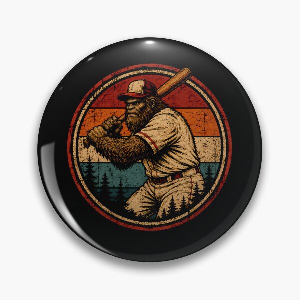 Item preview, Retro Bigfoot Baseball Vintage Sport  designed and sold by Moizento.