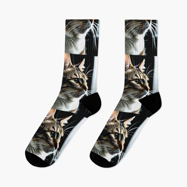 Item preview, Animals - Tabby Cat, Feline Portrait with an Intense Gaze designed and sold by World-Pets.