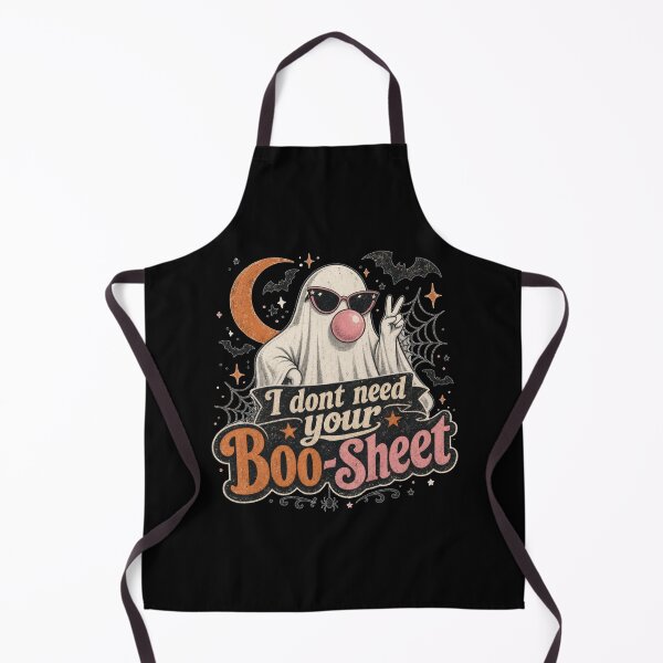 Item preview, Vintage Sassy Ghost - I Dont Need Your Boo Sheet designed and sold by Nacho Average Designs.