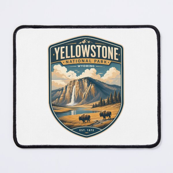 Item preview, Yellowstone National Park – Adventure in the Land of Geysers and Wildlife designed and sold by FrontierCosmic.