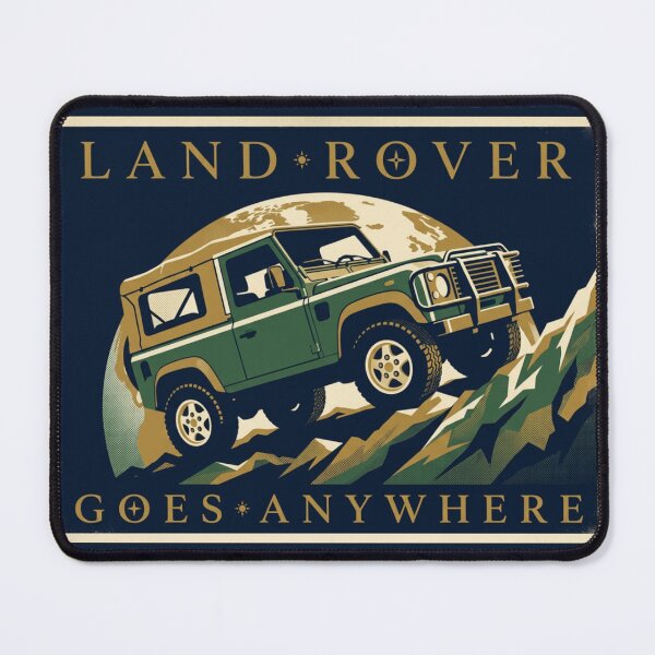 Item preview, Land Rover Defender Vintage Style Advert designed and sold by Dimensionality.