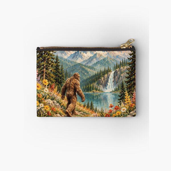 Item preview, Big Foot Retro Nature Wildflower Vintage Art designed and sold by VGAfanatic.