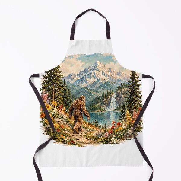 Item preview, Big Foot Retro Nature Wildflower Vintage Art designed and sold by VGAfanatic.