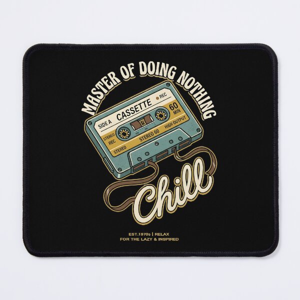 Item preview, Master Of Doing Nothing Vintage Cassette Retro designed and sold by Dazzle-Sizzle.