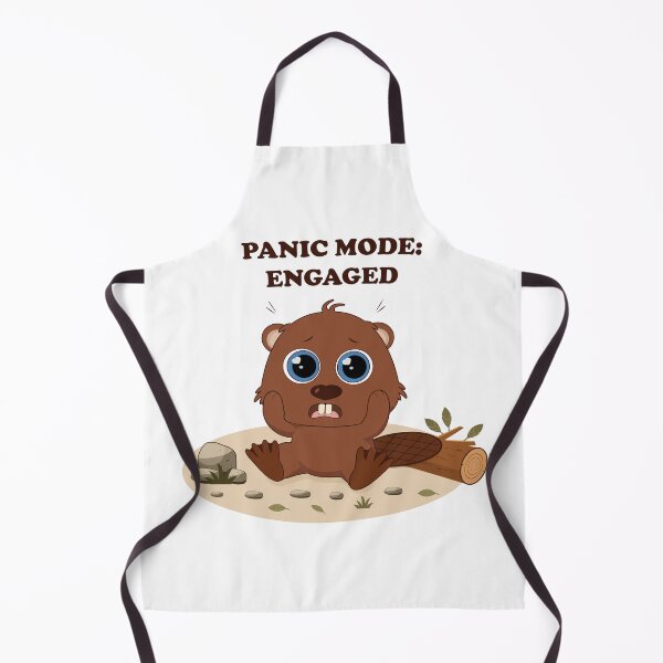 Item preview, Whimsy Woodland Animal Beaver (Panic Mode: Engaged) designed and sold by MascarenoM.