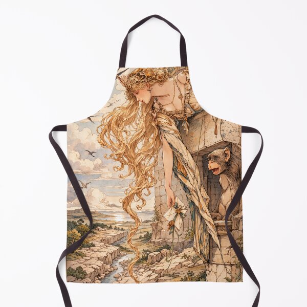 Item preview, Princess Letter Art Nouveau Fantasy Wall Decor designed and sold by RickE.