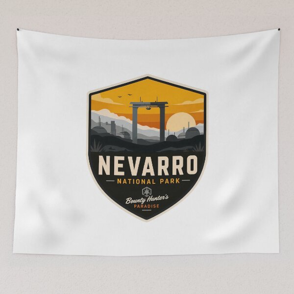 Item preview, Nevarro National Park - Bounty Hunter's Paradise! designed and sold by FrontierCosmic.