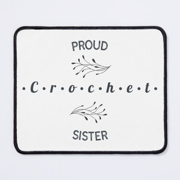 Item preview, Proud Crochet Sister Crocheting designed and sold by sunnivamla.
