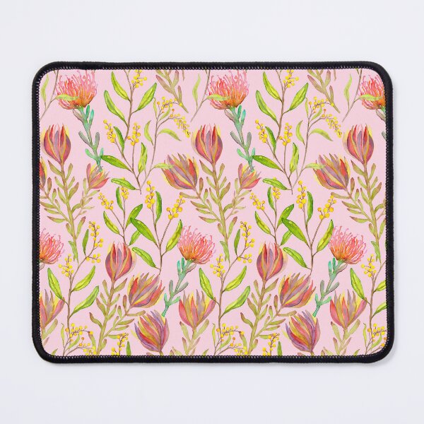 Item preview, Hot House Protea Watercolour Floral/Exotic Vibrant Botanical on Pink designed and sold by Moritza Jarman Design.
