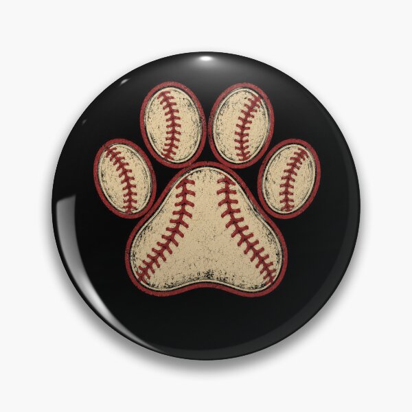 Item preview, Retro Vintage Baseball Paw Print Sports Lover  designed and sold by Moizento.