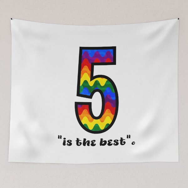 Item preview, Number five  designed and sold by Ticklecoloring.