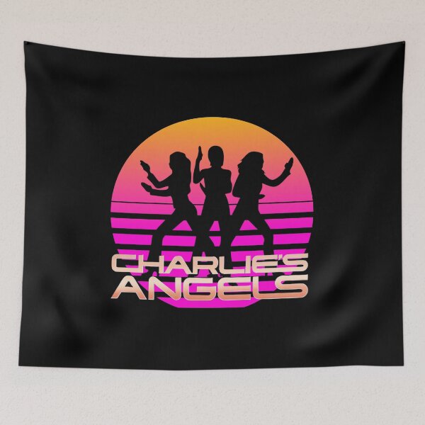 Item preview, Charlie's Angels Retro Sunset Silhouette designed and sold by RahniNM.
