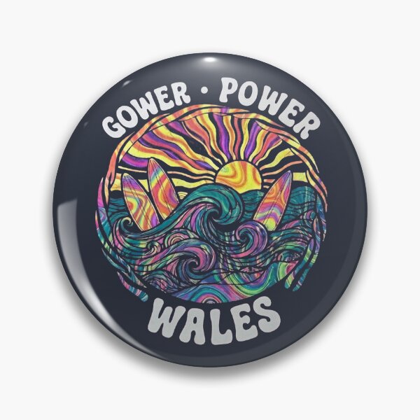 Item preview, Gower Power • Wales • 70's surf vibe designed and sold by Applecrunch.