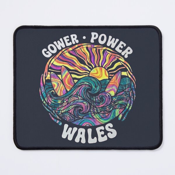 Item preview, Gower Power • Wales • 70's surf vibe designed and sold by Applecrunch.