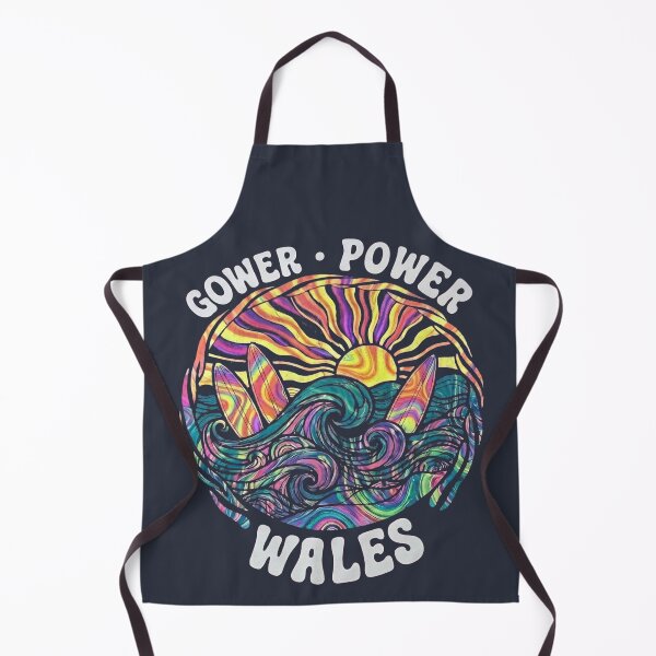 Item preview, Gower Power • Wales • 70's surf vibe designed and sold by Applecrunch.