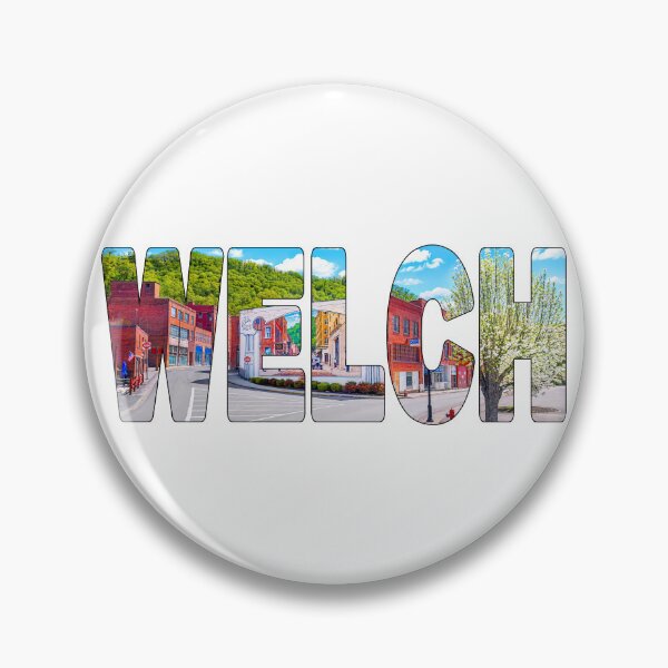 Item preview, WELCH - McDowell County West Virginia City of Welch 1920s Mural Sunny designed and sold by Adam Gormley.