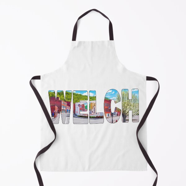 Item preview, WELCH - McDowell County West Virginia City of Welch 1920s Mural Sunny designed and sold by Adam Gormley.
