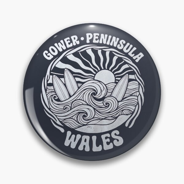Item preview, Gower Peninsula • Wales • 70's surf vibe designed and sold by Applecrunch.