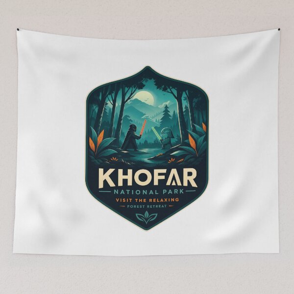 Item preview, Khofar National Park - Visit the Relaxing Forest Retreat!  designed and sold by FrontierCosmic.