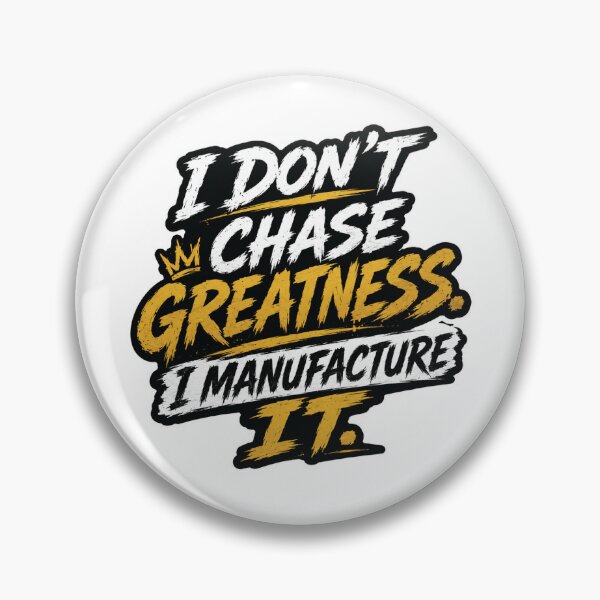 Item preview, Bold gold-and-white typography sticker. designed and sold by bluebeski.