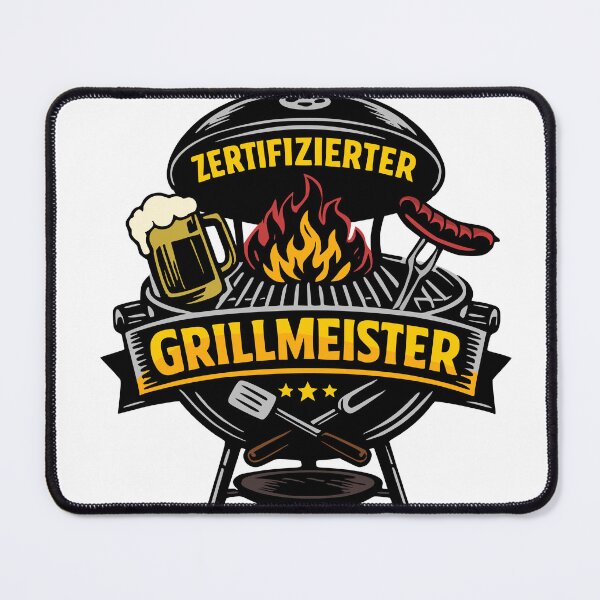 Item preview, Certified Grill Master – BBQ Gift designed and sold by Pommes im Bett.