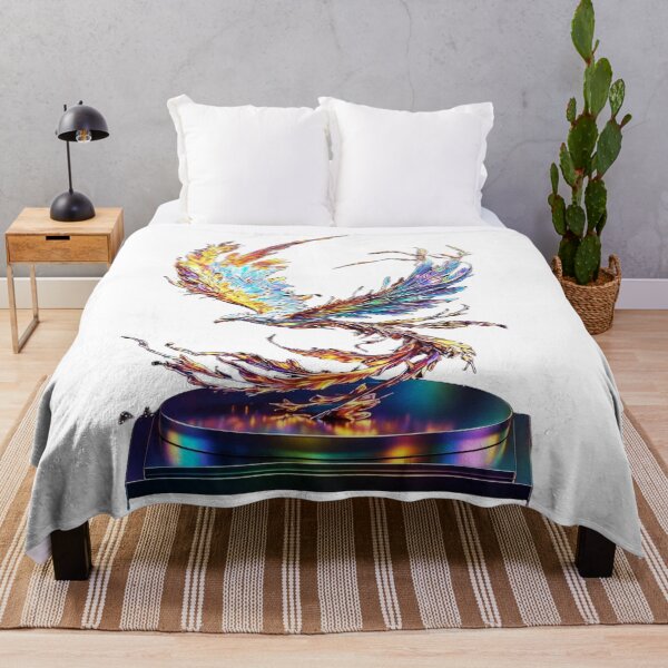 Item preview, Iridescent Rainbow Phoenix - Mythical Bird with Holographic Feathers designed and sold by RAYBIL.