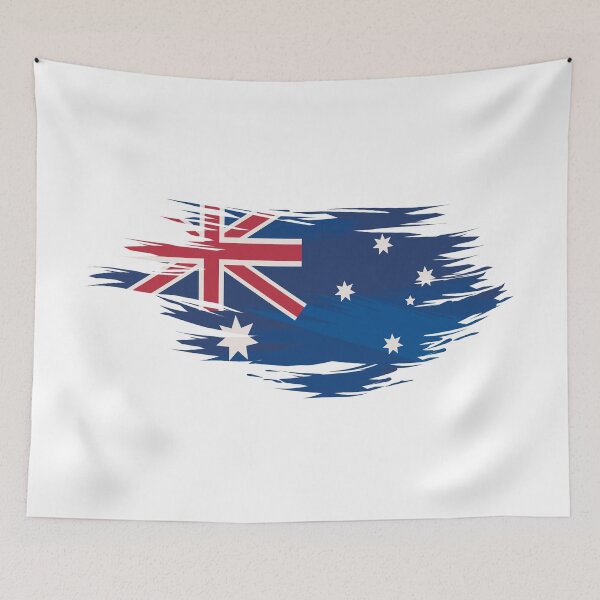 Item preview, Australian Flag Wavy Design designed and sold by Dimensionality.