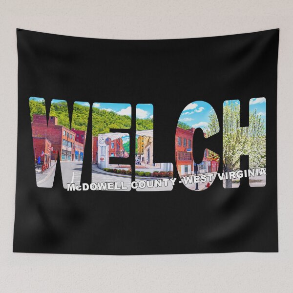 Item preview, WELCH McDowell County West Virginia - Coal City of Welch 1920s Mural designed and sold by Adam Gormley.