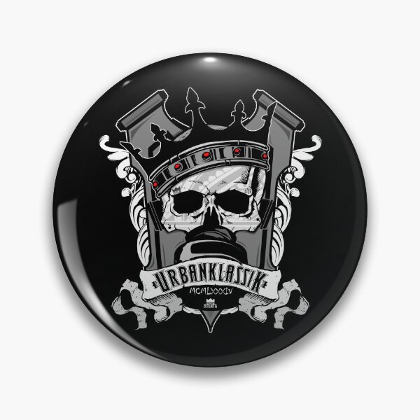 Item preview, Black Crown Masked King Skull designed and sold by cyke80.