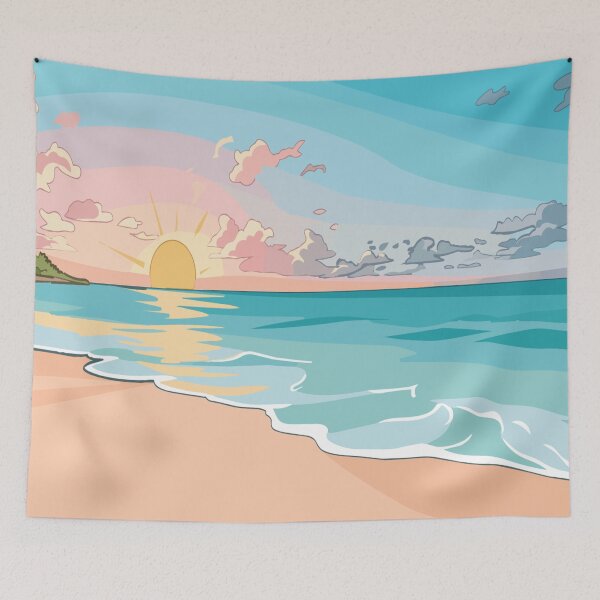 Item preview, Beach Scene  designed and sold by PopPucks.