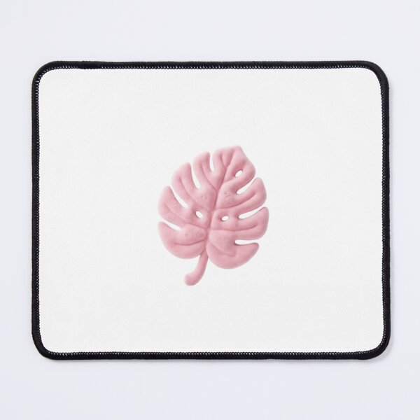 Item preview, Cute 3D Pink Monstera Leaf - Pastel Marshmallow Botanical Art designed and sold by STAR-OVA.